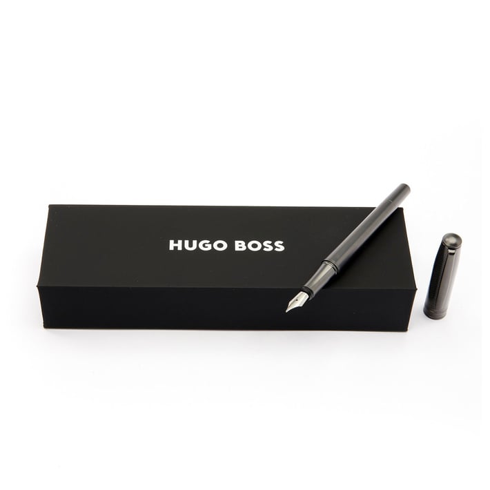 Hugo Boss Писалка Essential Metal, в кутия, хром