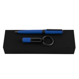 Hugo Boss Комплект химикалка и ключодържател Gear Matrix, сини