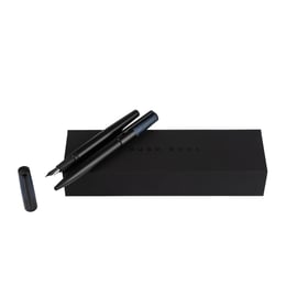 Hugo Boss Комплект химикалка и писалка Gear Minimal, черно-сини