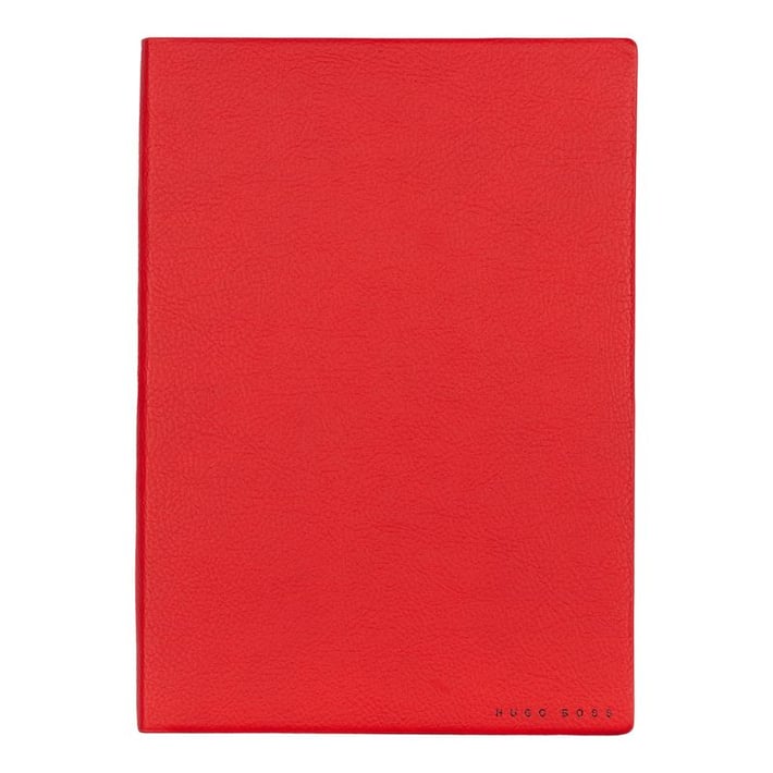 Hugo Boss Тефтер Essential Storyline, на редове, A5, червен