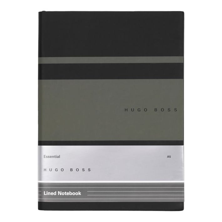 Hugo Boss Тефтер Essential Gear Matrix, на точки, A5, тъмнозелен