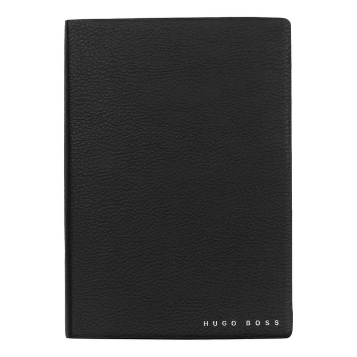 Hugo Boss Тефтер Essential Storyline, бели листове, A6, черен