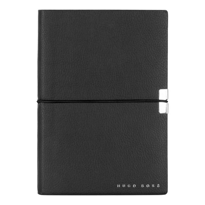 Hugo Boss Тефтер Elegance Storyline, бели листове, A6, черен