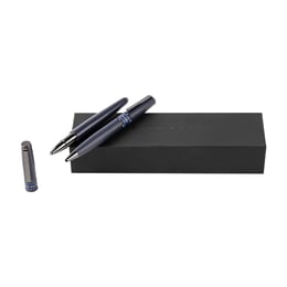 Hugo Boss Комплект химикалка и ролер Illusion Gear, сини