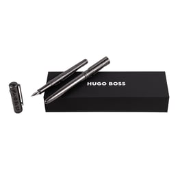 Hugo Boss Комплект ролер и писалка Craft, матови, хром