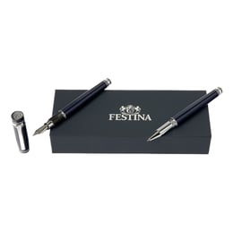 Festina Комплект писалка и ролер Bold Classic, в кутия, тъмносини
