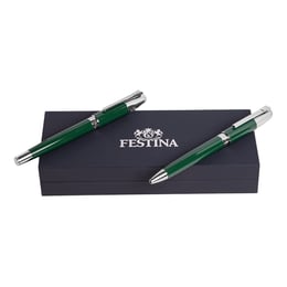 Festina Комплект писалка и химикалка Classicals Chrome, зелени
