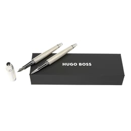 Hugo Boss Комплект писалка и ролер Arc Futurist, сребристи