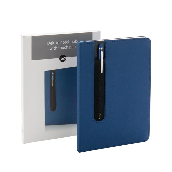 XD Комплект тефтер и химикалка, А5, сини