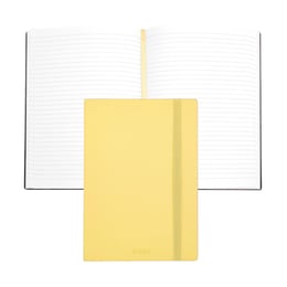 Hugo Boss Тефтер Pastel Classic, A5, на редове, светложълт