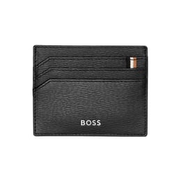 Hugo Boss Калъф за карти Iconic, с 6 джоба, черен