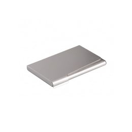 Durable Кутия за визитки, алуминиева, сива