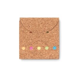 More Than Gifts Комплект листчета и индекси Foldcork, с коркова корица, 8 х 5 х 0.2 cm
