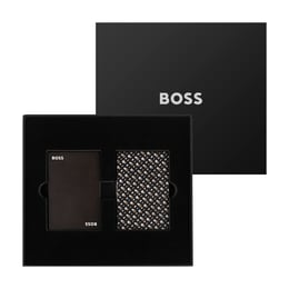 Hugo Boss Карти за игра Iconic, 2 тестета, черни