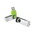 USB флаш памет Swivel, USB 2.0, 16 GB, без лого, бяла