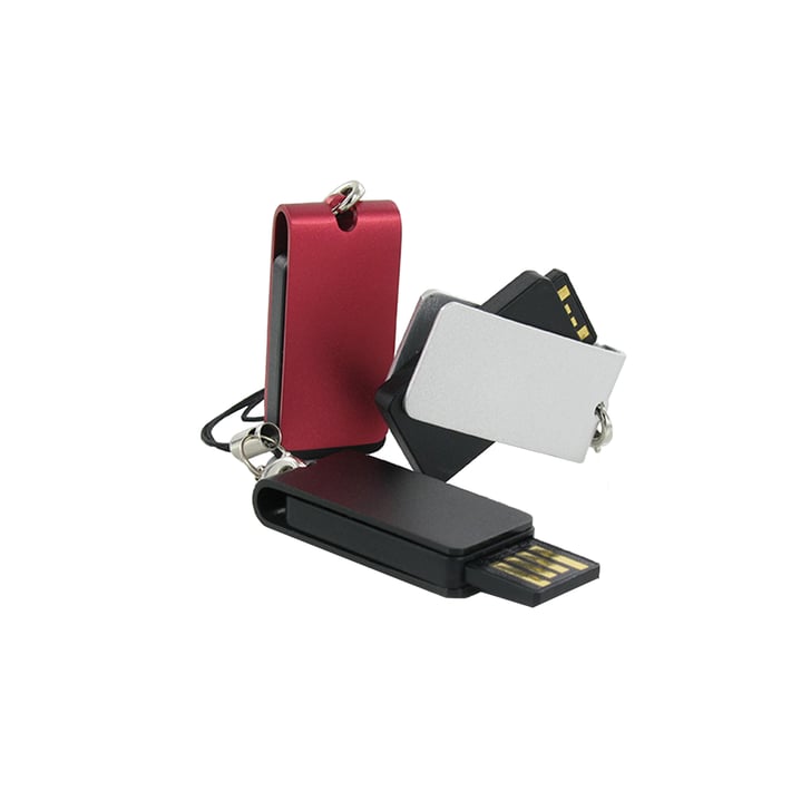 Genius USB флаш памет, USB 2.0, 16 GB, червена