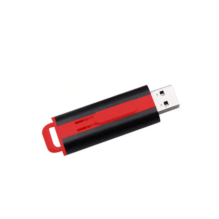 USB флаш памет Slide 3, USB 2.0, 32 GB, червена