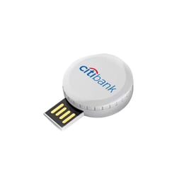 USB флаш памет Turn Roung, 32 GB, USB 2.0, бяла