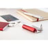 Zaref Кабел 3 в 1 USB, Lightning, micro USB и USB type C, червен