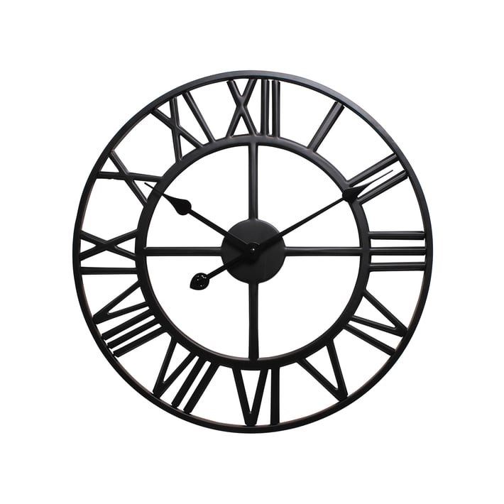 Splendid Стенен часовник Solar, диаметър 40 cm, черен