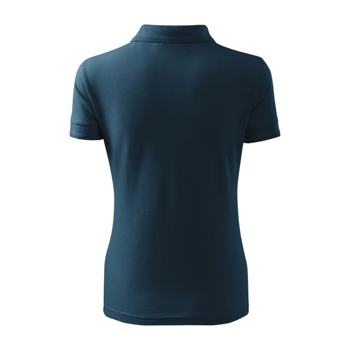 Malfini Дамска тениска Pique Polo 203, размер L, тъмносиня