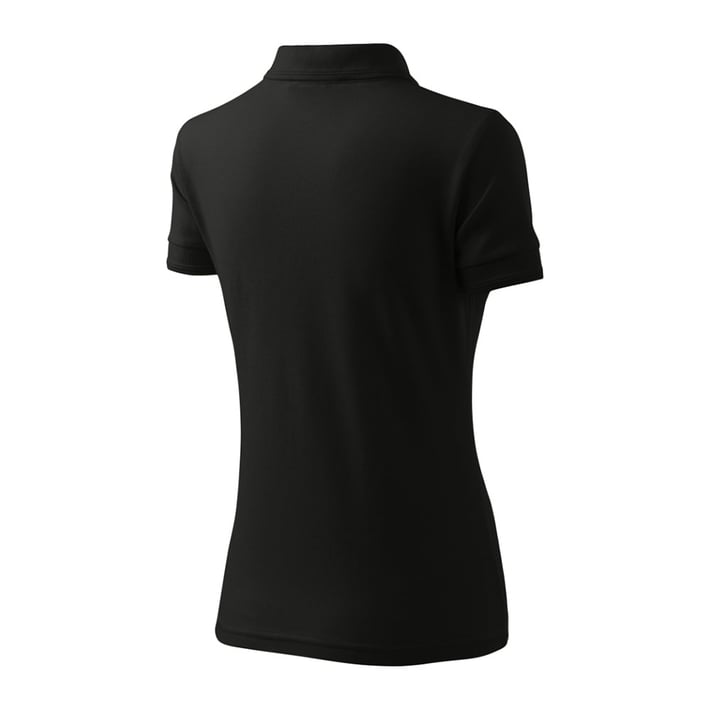 Malfini Дамска тениска Polo 210, размер ХХХL, черна
