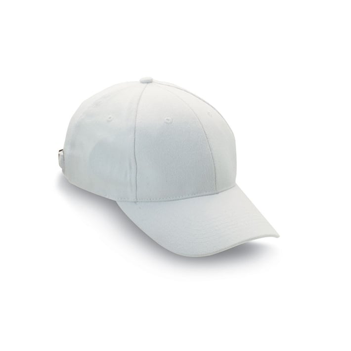 More Than Gifts Бейзболна шапка Natupro, 6-панелна, памучна, бяла