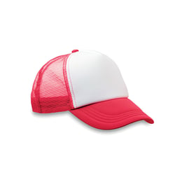 More Than Gifts Бейзболна шапка Trucker Cap, 5-панелна, полиестер, червена