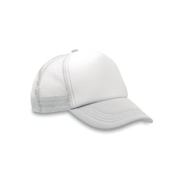 More Than Gifts Бейзболна шапка Trucker Cap, 5-панелна, полиестер, бяла