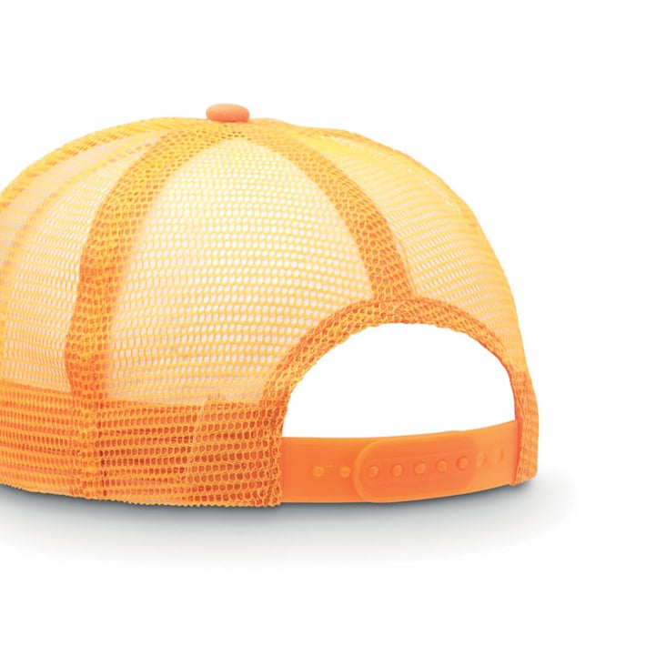 More Than Gifts Бейзболна шапка Trucker Cap, 5-панелна, полиестер, неоновооранжева