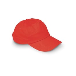 More Than Gifts Бейзболна шапка Glop, 5-панелна, памук, червена
