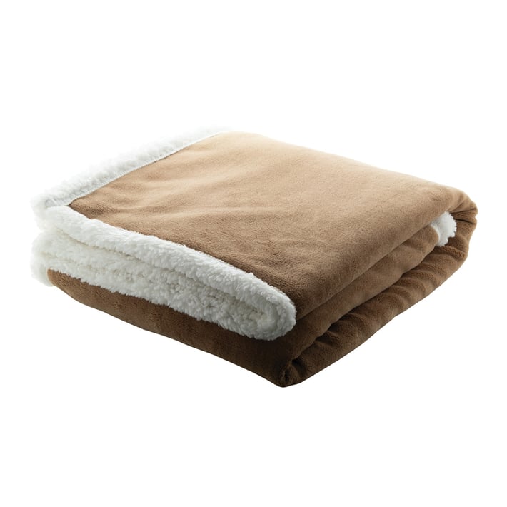 Одеяло Sammia, 210 g/m2, 120 х 150 cm, кафяво