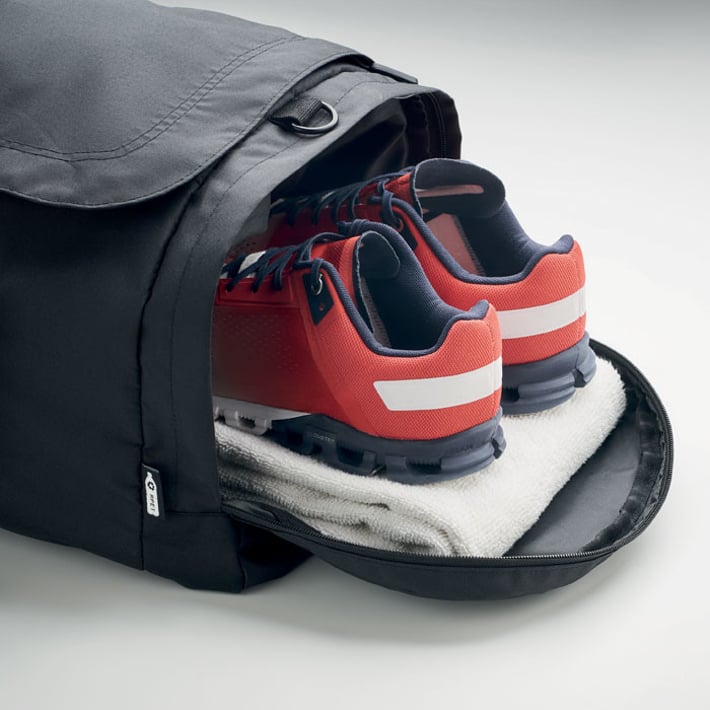 More Than Gifts Сак Valley Duffle, с хладилен джоб, 300D полиестер, черен