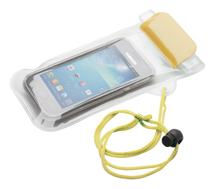 Калъф за телефон Wapro, 95 х 230 mm, прозрачен, жълт