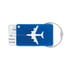More Than Gifts Етикет за багаж Fly Tag, алуминиев, син