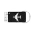 More Than Gifts Етикет за багаж Fly Tag, алуминиев, черен