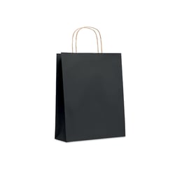 More Than Gifts Хартиена торбичка Paper Tone, размер M, 25 х 11 х 32 cm, черна