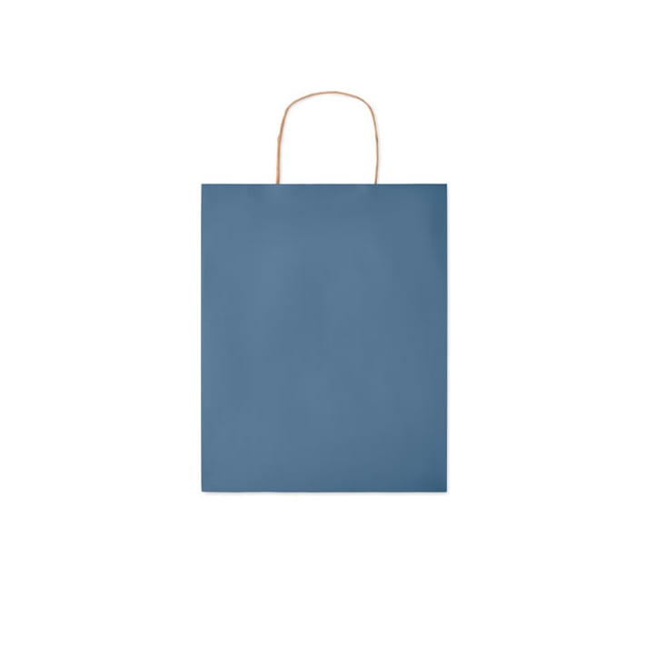 More Than Gifts Хартиена торбичка Paper Tone, размер M, 25 х 11 х 32 cm, синя