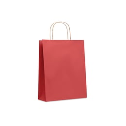 More Than Gifts Хартиена торбичка Paper Tone, размер M, 25 х 11 х 32 cm, червена