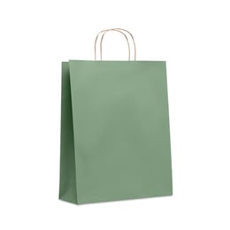 More Than Gifts Хартиена торбичка Paper Tone, размер L, 32 х 12 х 40 cm, зелена