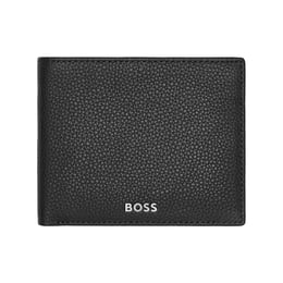 Hugo Boss Портфейл Classic Grained, черен