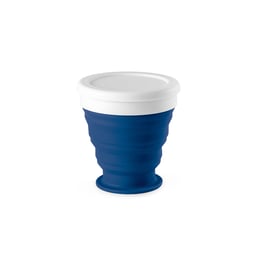 Чаша за пътуване Astrada, сгъваема, 250 ml, синя