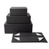 Office 1 Кутия Natural, с магнитно затваряне, сгъваема, 20 х 18 х 8 cm, черна