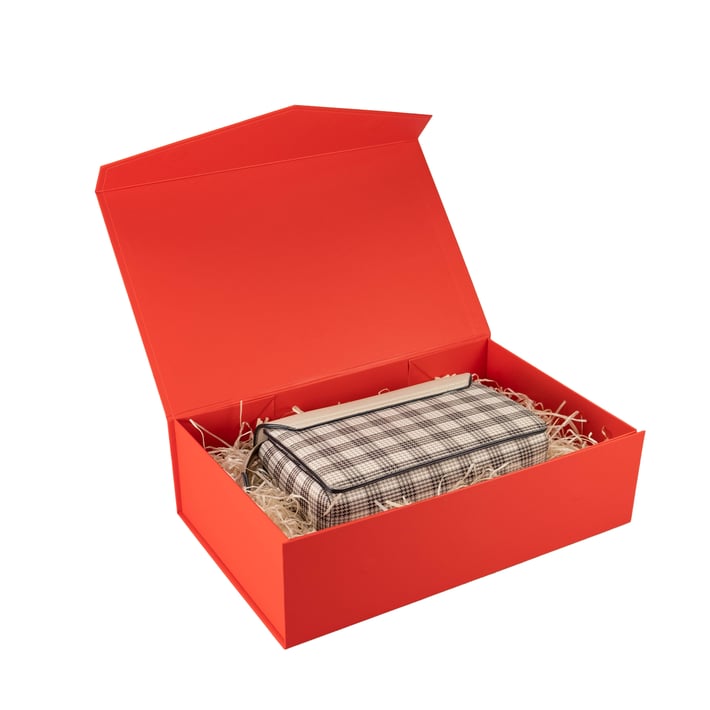 Office 1 Кутия Matt, с магнитно затваряне, сгъваема, 31 х 20 х 10 cm, червена