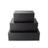 Office 1 Кутия Matt, с магнитно затваряне, сгъваема, 35 х 23 х 10 cm, черна
