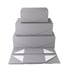 Office 1 Кутия Matt, с магнитно затваряне, сгъваема, 35 х 23 х 10 cm, сива