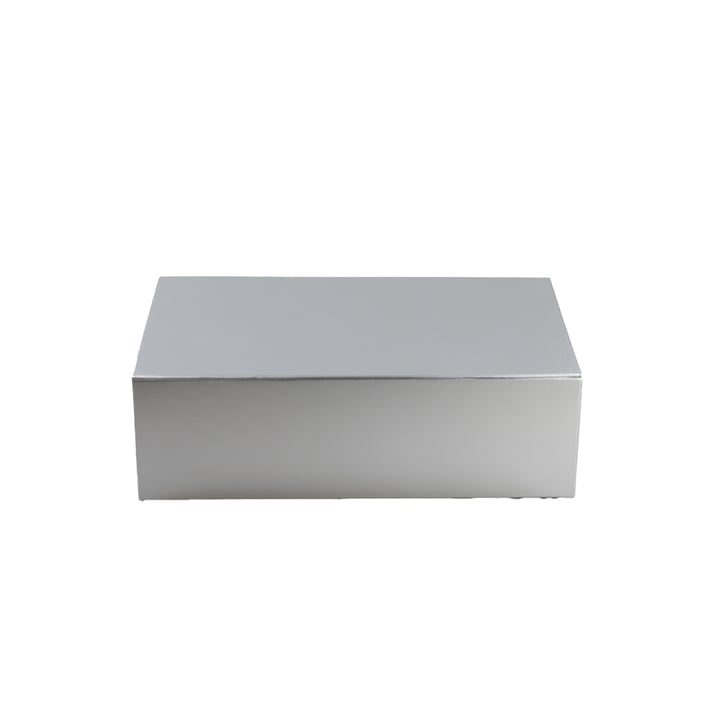 Office 1 Кутия Colorful, с магнитно затваряне, сгъваема, 35 х 20.5 х 11.3 cm, сребриста