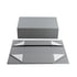 Office 1 Кутия Colorful, с магнитно затваряне, сгъваема, 35 х 20.5 х 11.3 cm, сива