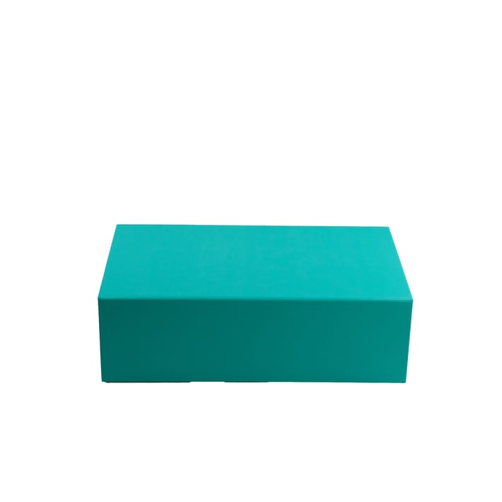 Office 1 Кутия Colorful, с магнитно затваряне, сгъваема, 35 х 20.5 х 11.3 cm, тюркоазена