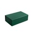 Office 1 Кутия Colorful, с магнитно затваряне, сгъваема, 35 х 20.5 х 11.3 cm, тъмнозелена